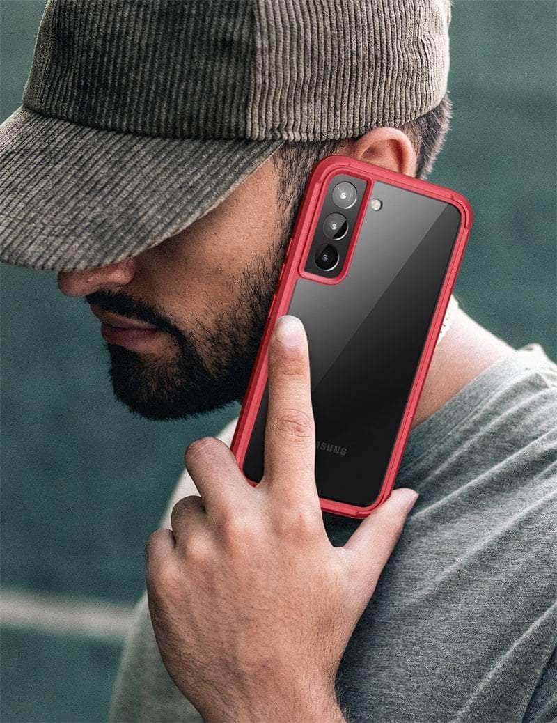 CaseBuddy Australia Casebuddy SUPCASE S22 UB Edge Pro Slim Frame Clear Back Case