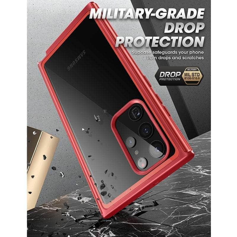 CaseBuddy Australia Casebuddy SUPCASE S22 Ultra UB Edge Pro Slim Frame Clear Back Case