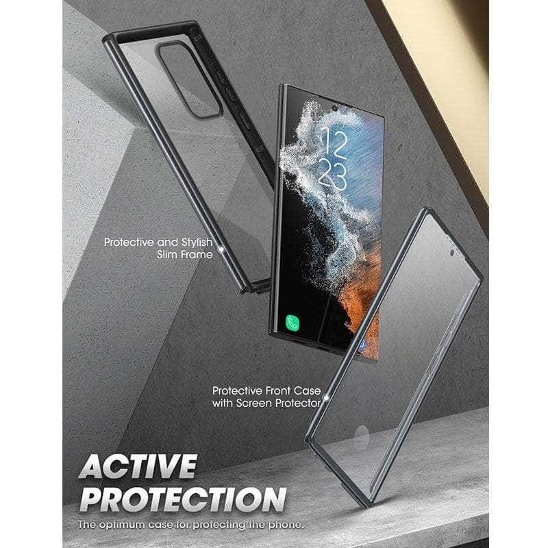 CaseBuddy Australia Casebuddy SUPCASE S22 Ultra UB Edge Pro Slim Frame Clear Back Case