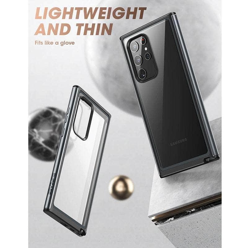 CaseBuddy Australia Casebuddy SUPCASE S22 Ultra UB Edge Pro Slim Frame Clear Back Case