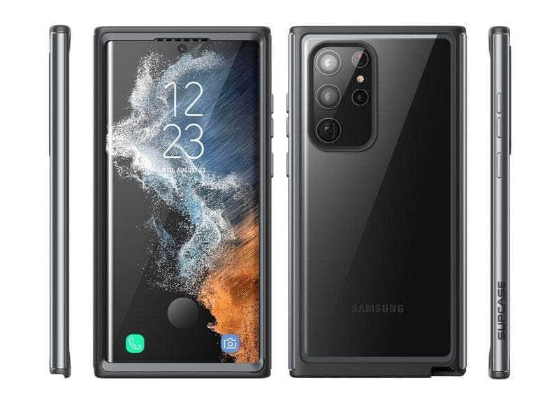 CaseBuddy Australia Casebuddy SUPCASE S22 Ultra UB Edge Pro Slim Frame Clear Back Case