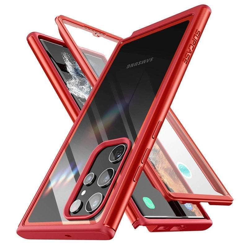 CaseBuddy Australia Casebuddy SUPCASE S22 Ultra UB Edge Pro Slim Frame Clear Back Case
