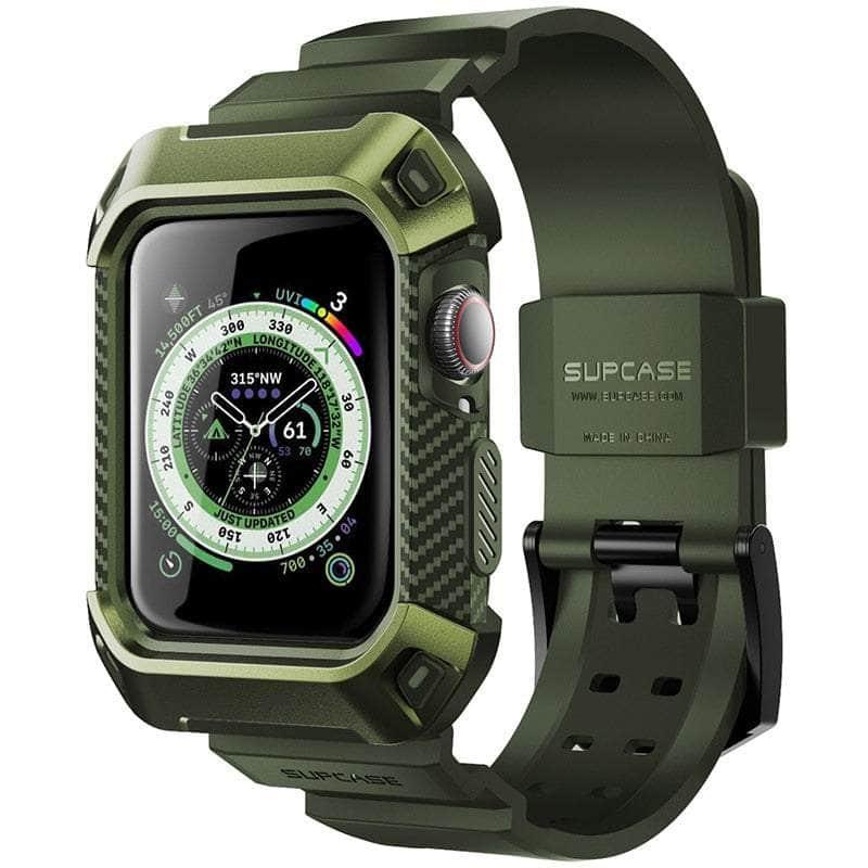 Casebuddy Darkgreen SUPCASE UB Pro Apple Watch 8/7/6/SE/5/4 [41/40mm] Rugged Case