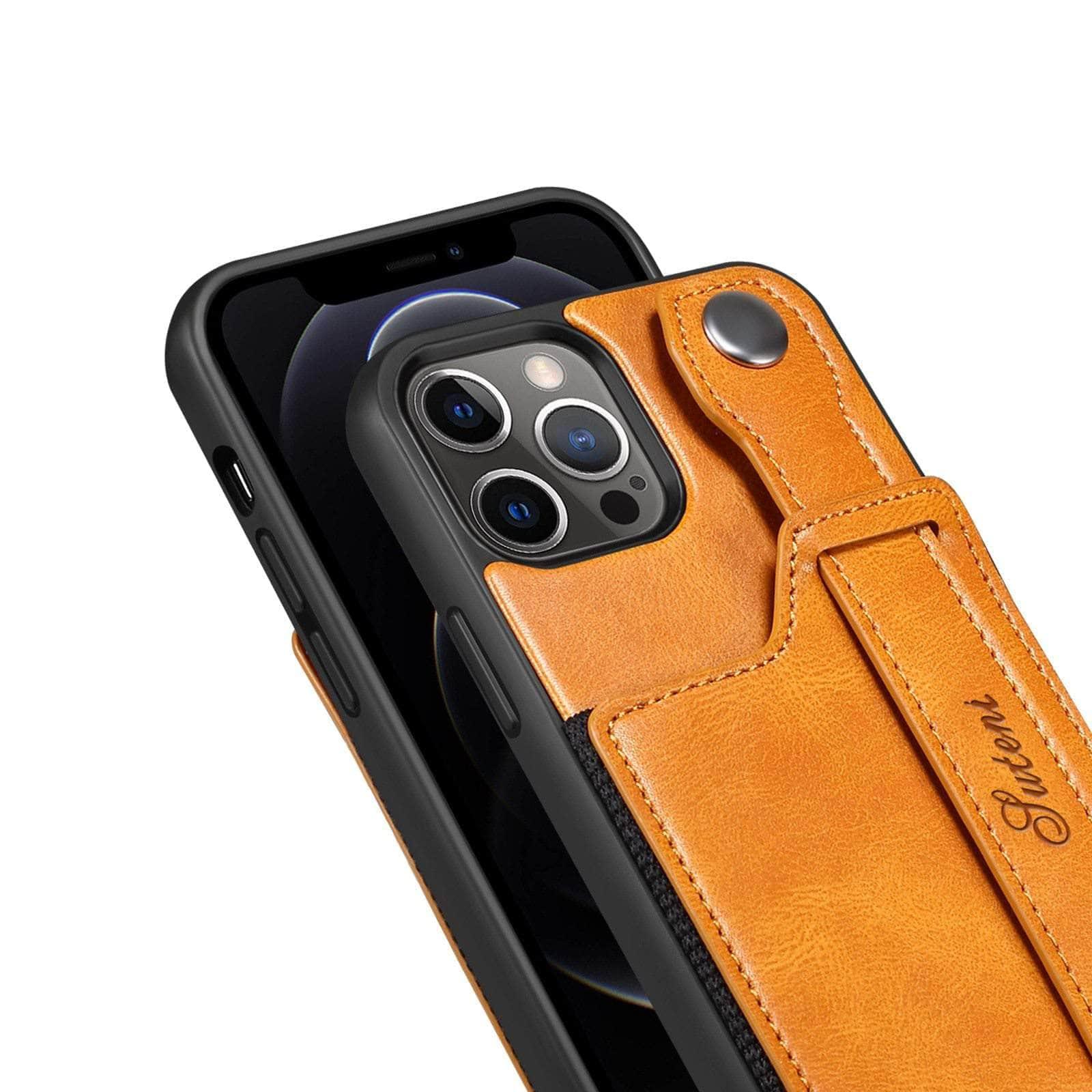 CaseBuddy Australia Casebuddy Suteni Card Simplicity iPhone 13 Leather Case