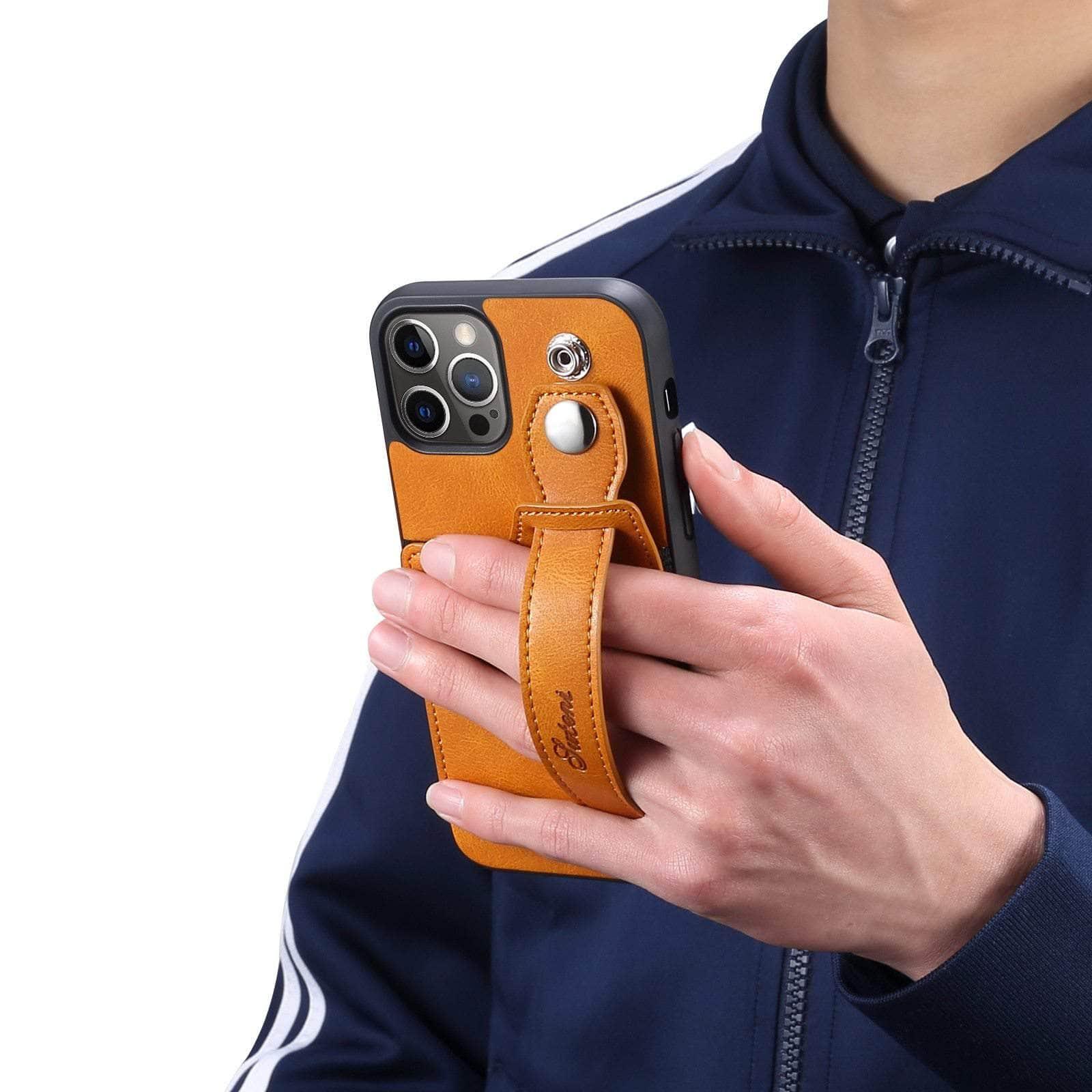 CaseBuddy Australia Casebuddy Suteni Card Simplicity iPhone 13 Pro Max Leather Case