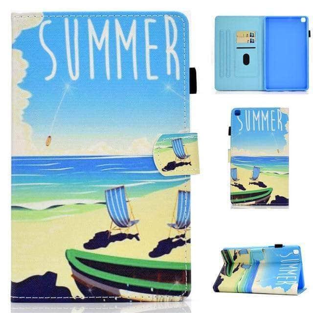 CaseBuddy Australia Casebuddy M043 / Tab A7 10.4 T500 Tab A7 10.4 2020 T500 T505 Cartoon Silicon PU Leather Shell