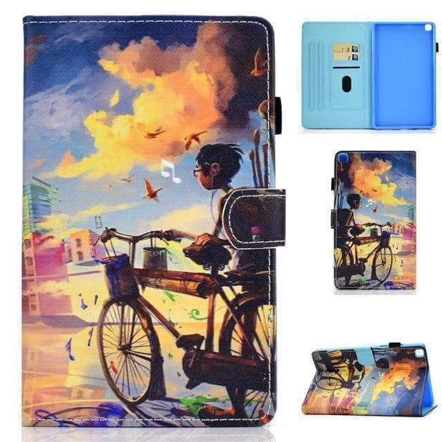 CaseBuddy Australia Casebuddy M026 / Tab A7 10.4 T500 Tab A7 10.4 2020 T500 T505 Cartoon Silicon PU Leather Shell