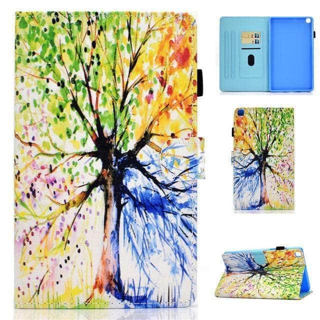 CaseBuddy Australia Casebuddy M024 / Tab A7 10.4 T500 Tab A7 10.4 2020 T500 T505 Cartoon Silicon PU Leather Shell