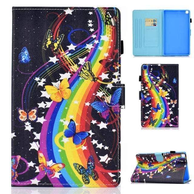 CaseBuddy Australia Casebuddy M056 / Tab A7 10.4 T500 Tab A7 10.4 2020 T500 T505 Cartoon Silicon PU Leather Shell