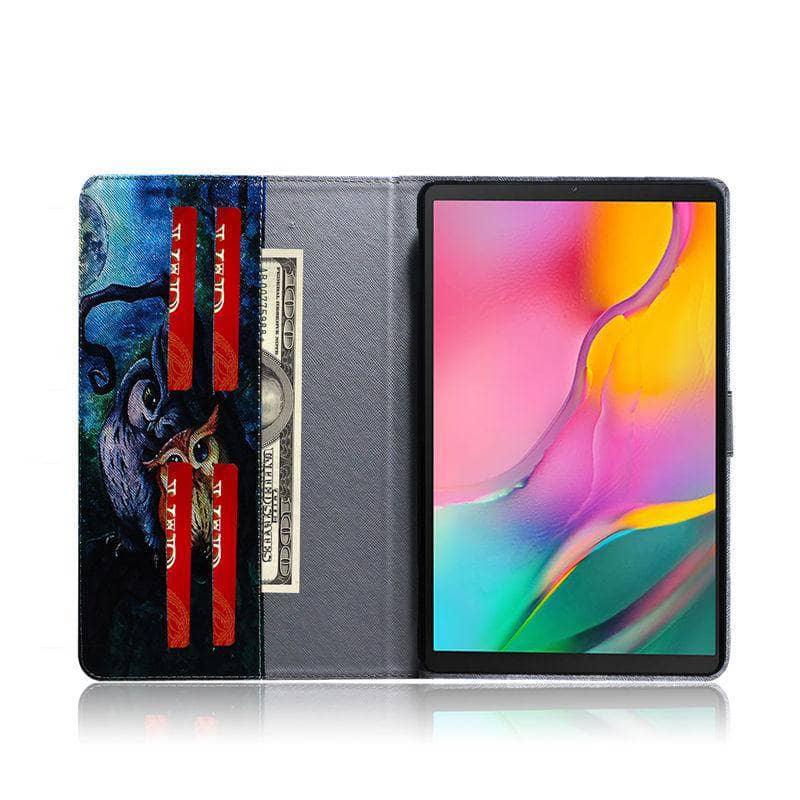 Tiger Pattern Case Galaxy Tab A 10.1 2019 T510 T515 Tablet Stand Shell - CaseBuddy