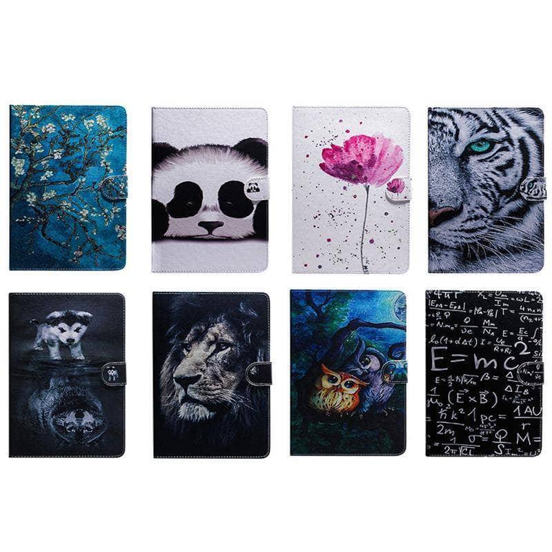 Tiger Pattern Case Galaxy Tab A 10.1 2019 T510 T515 Tablet Stand Shell - CaseBuddy