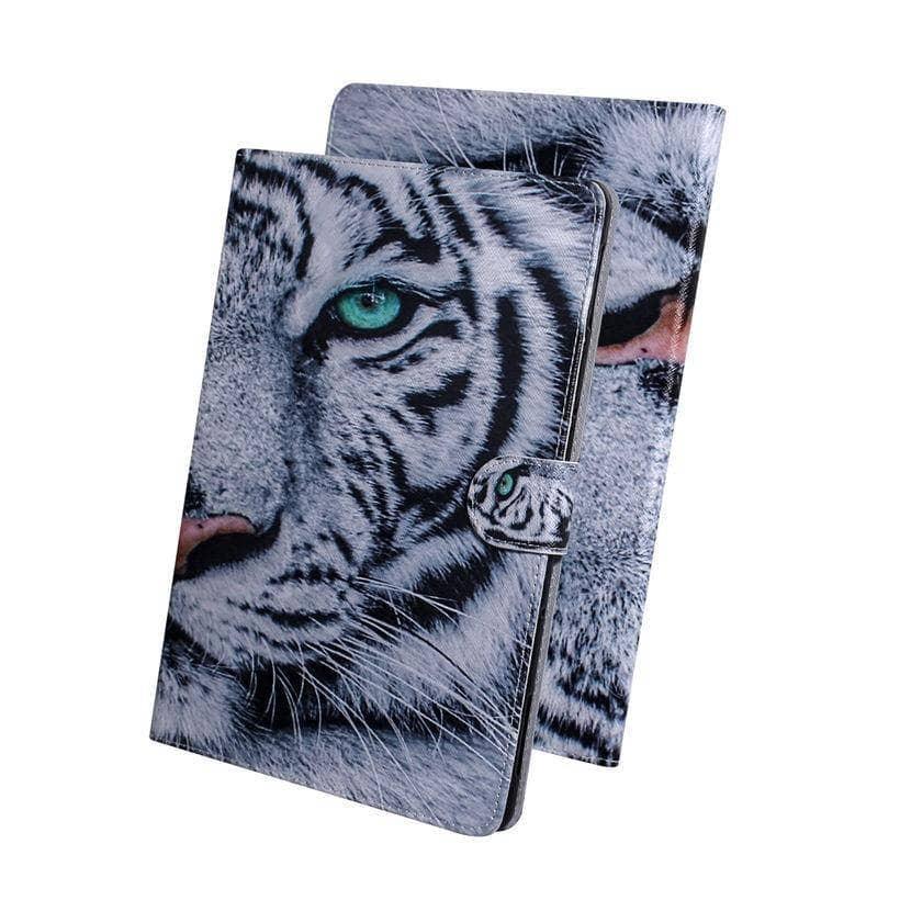 Tiger Pattern Case Galaxy Tab A 10.1 2019 T510 T515 Tablet Stand Shell - CaseBuddy