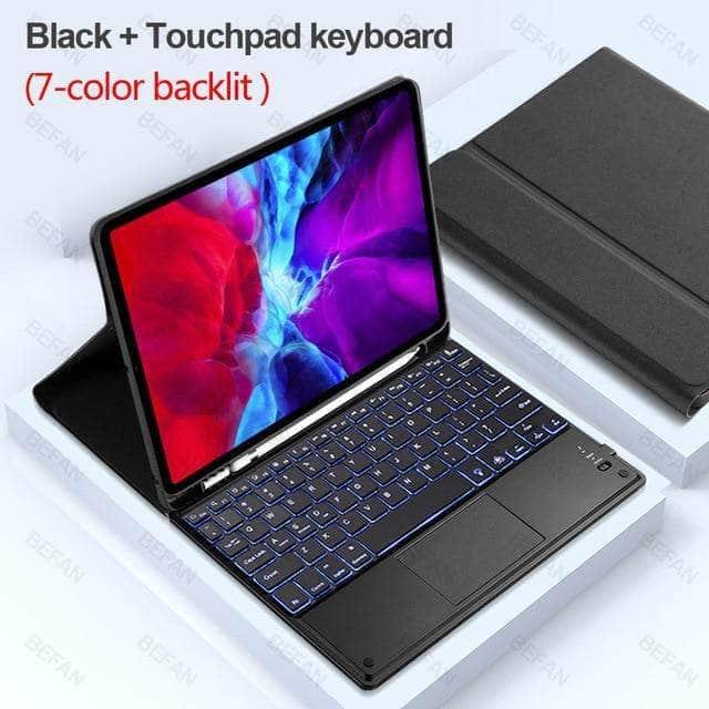 CaseBuddy Australia Casebuddy black Touch 7C / iPad 9th 10.2 2021 TouchPad iPad 9 (2021) Keyboard Cases