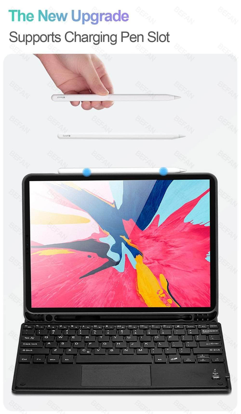 CaseBuddy Australia Casebuddy TouchPad iPad 9 (2021) Keyboard Cases