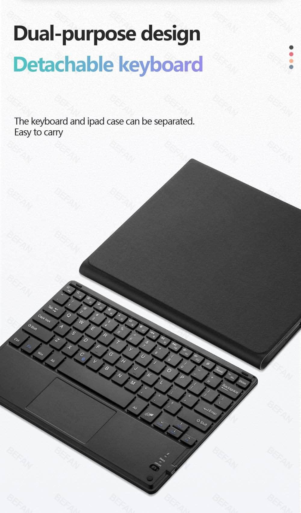 CaseBuddy Australia Casebuddy TouchPad iPad 9 (2021) Keyboard Cases