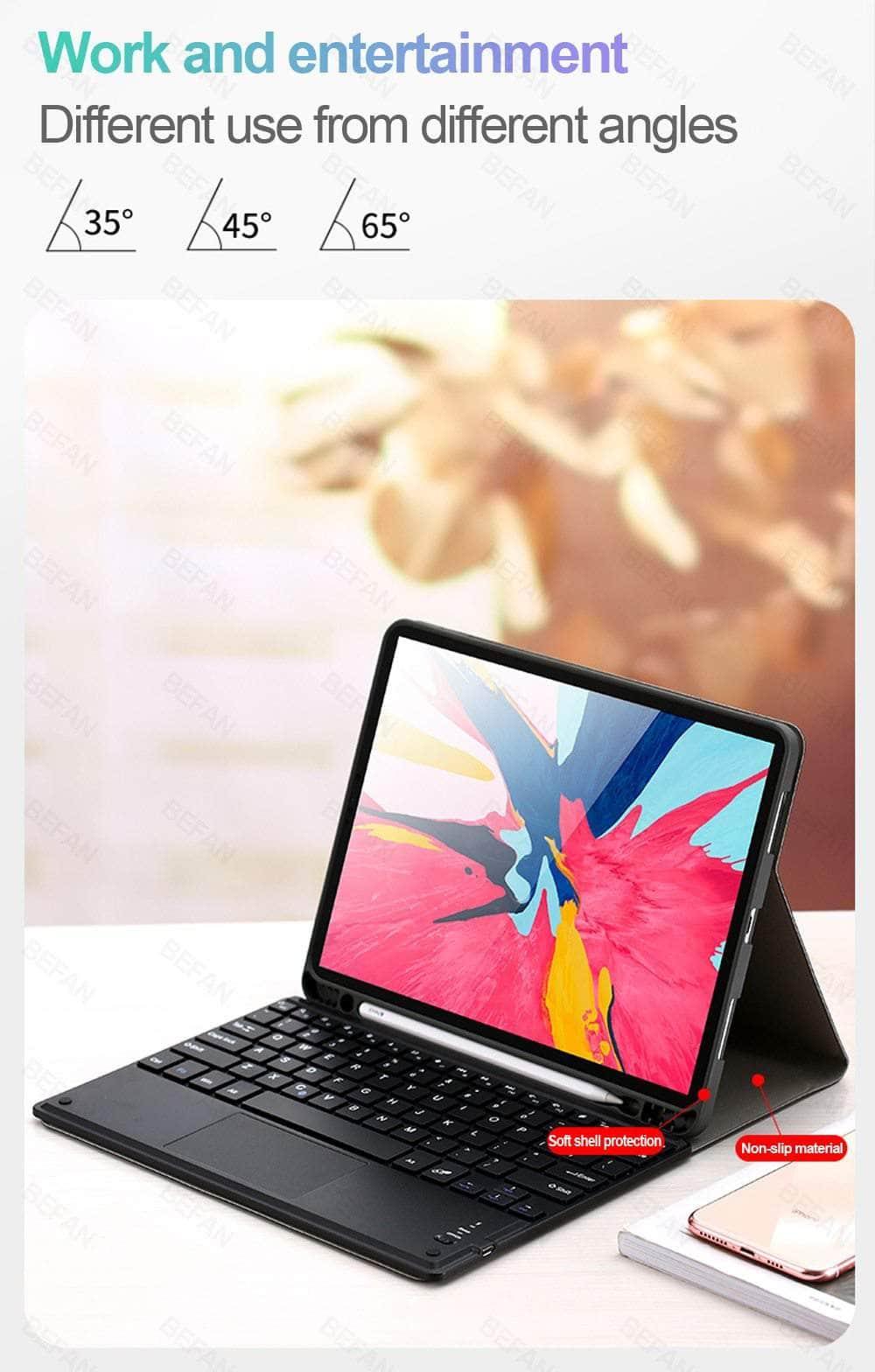 CaseBuddy Australia Casebuddy TouchPad iPad 9 (2021) Keyboard Cases