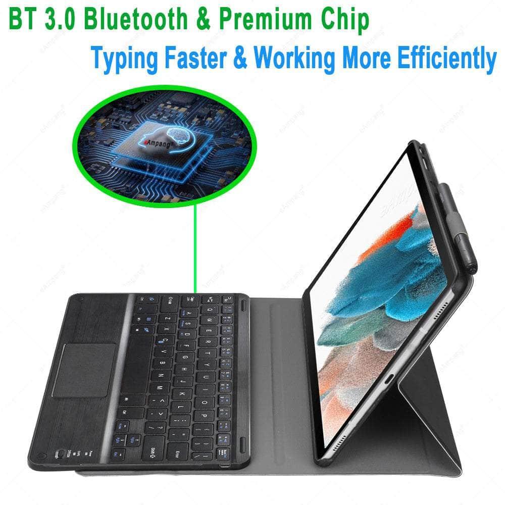 CaseBuddy Australia Casebuddy Touchpad Keyboard Galaxy Tab A8 10.5 (2022) Case