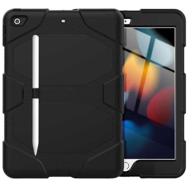 CaseBuddy Australia Casebuddy black / iPad 10.2 (2021) 9th Tough Box Children Safe Case for iPad 9 10.2 2021