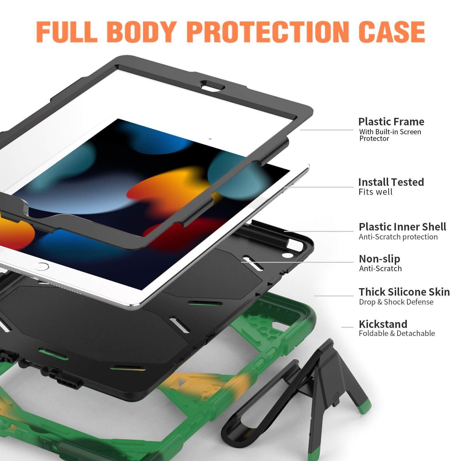 CaseBuddy Australia Casebuddy Tough Box Children Safe Case for iPad 9 10.2 2021