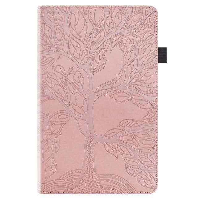 CaseBuddy Australia Casebuddy Rose Gold / For iPad 9 10.2 2021 Tree Embossed iPad 9 Folio Case