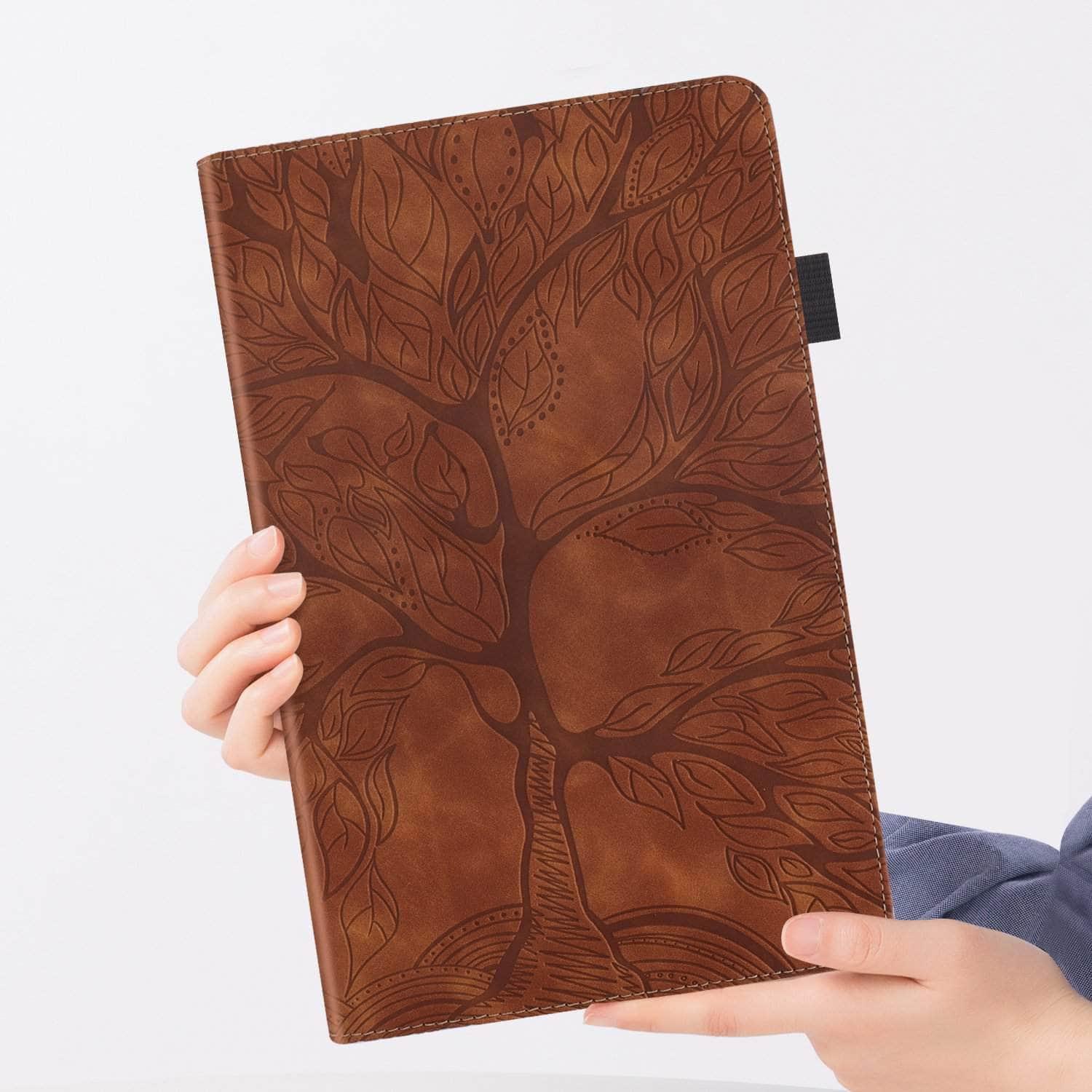 CaseBuddy Australia Casebuddy Tree Embossed iPad 9 Folio Case