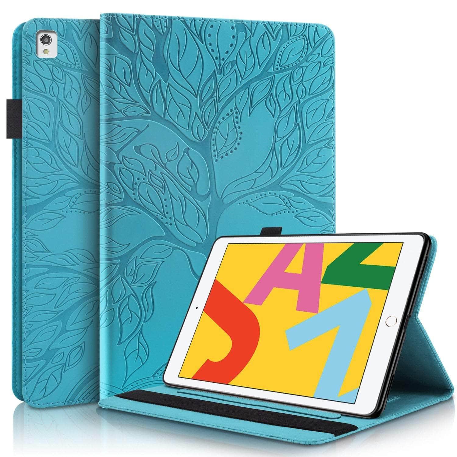CaseBuddy Australia Casebuddy Tree Embossed iPad 9 Folio Case