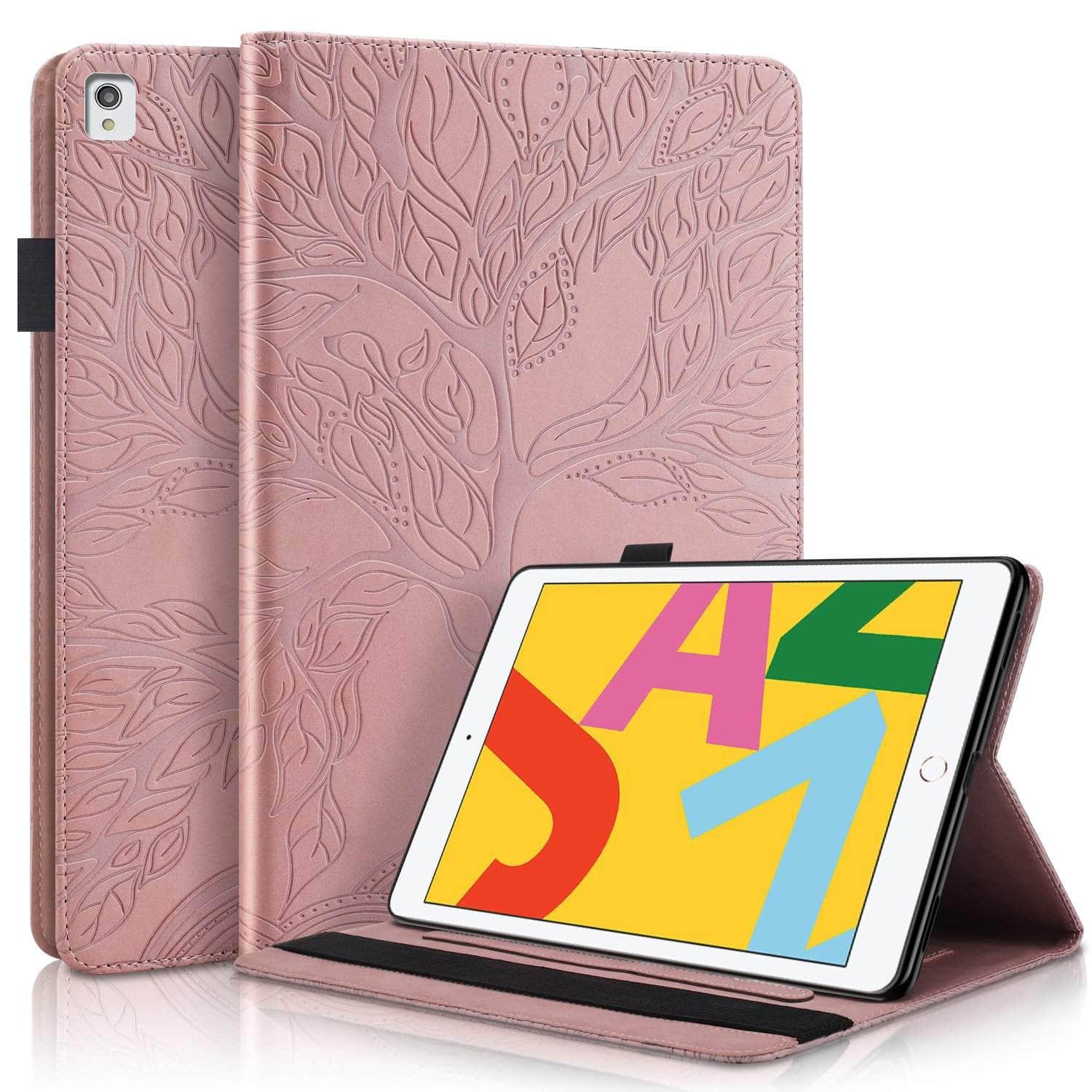 CaseBuddy Australia Casebuddy Tree Embossed iPad 9 Folio Case