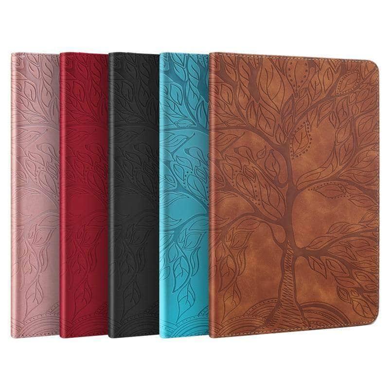 CaseBuddy Australia Casebuddy Tree Embossed iPad 9 Folio Case