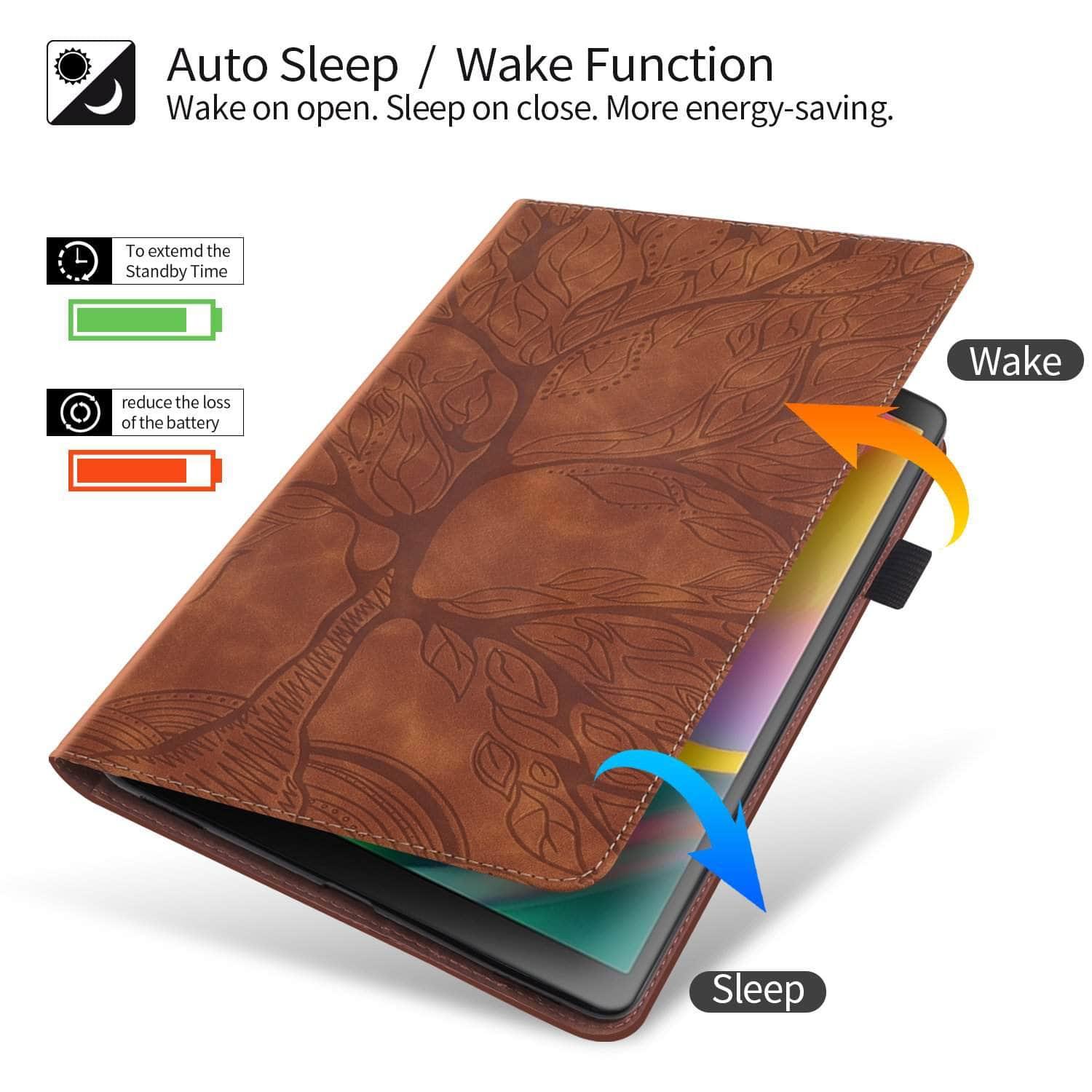 CaseBuddy Australia Casebuddy Tree Embossed iPad 9 Folio Case