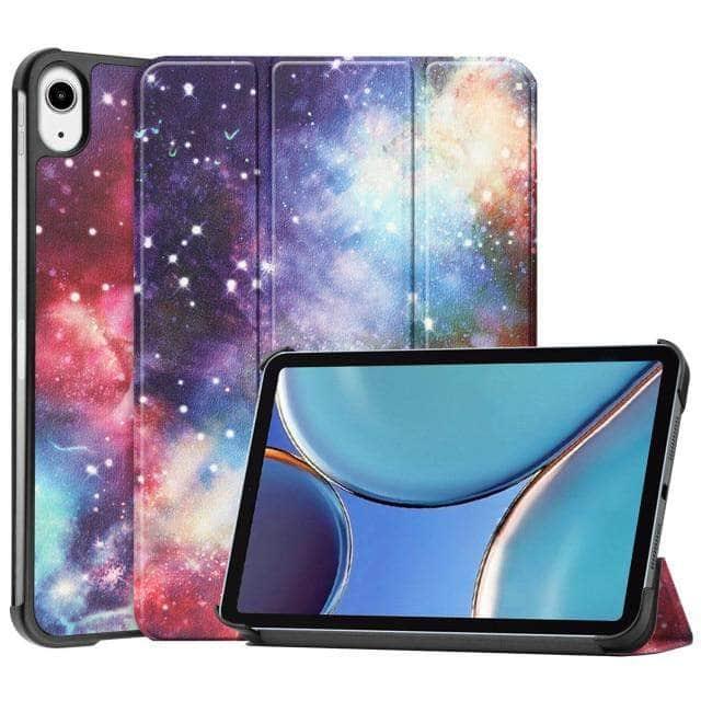 CaseBuddy Australia Casebuddy A / IPad Mini 6   8.3in Tri-Fold Painted Leather Smart iPad Mini 6 2021 Cover