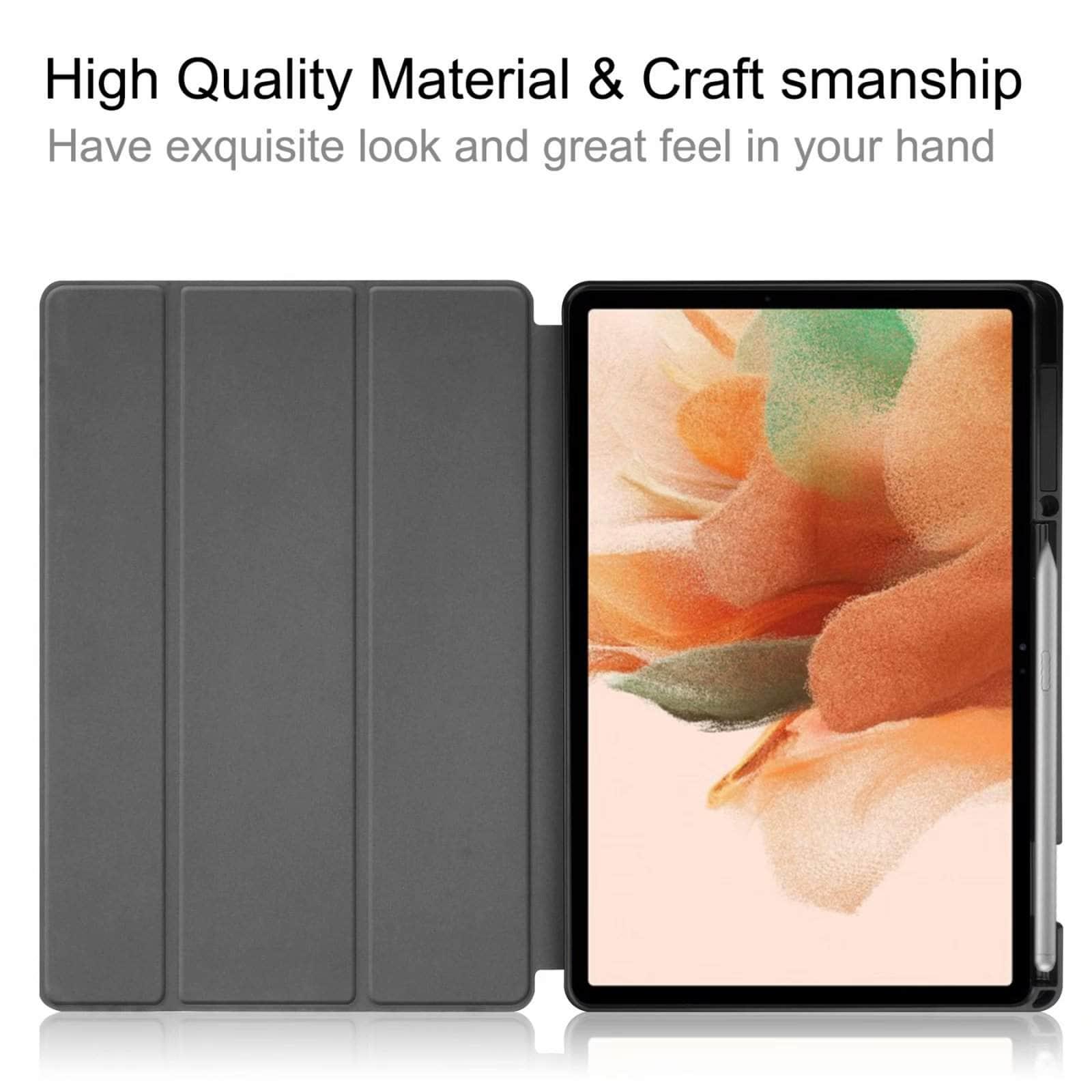 CaseBuddy Australia Casebuddy Ultra Lightweight Tri-Fold Stand Cover Galaxy Tab S7 Lite T730 T735