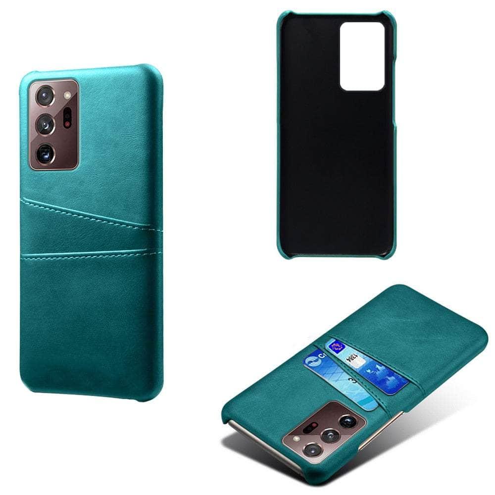 Casebuddy Green / S23 Ultra Vegan Leather Galaxy S23 Ultra Card Holder