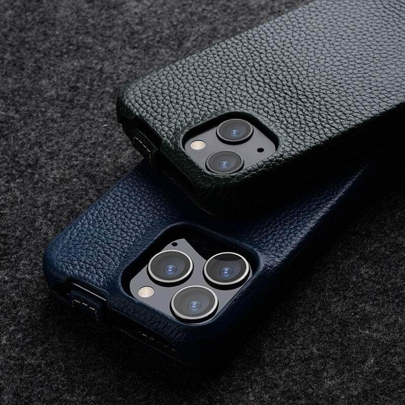 CaseBuddy Australia Casebuddy Vertical Open Genuine iPhone 13 Mini Business Wallet Case