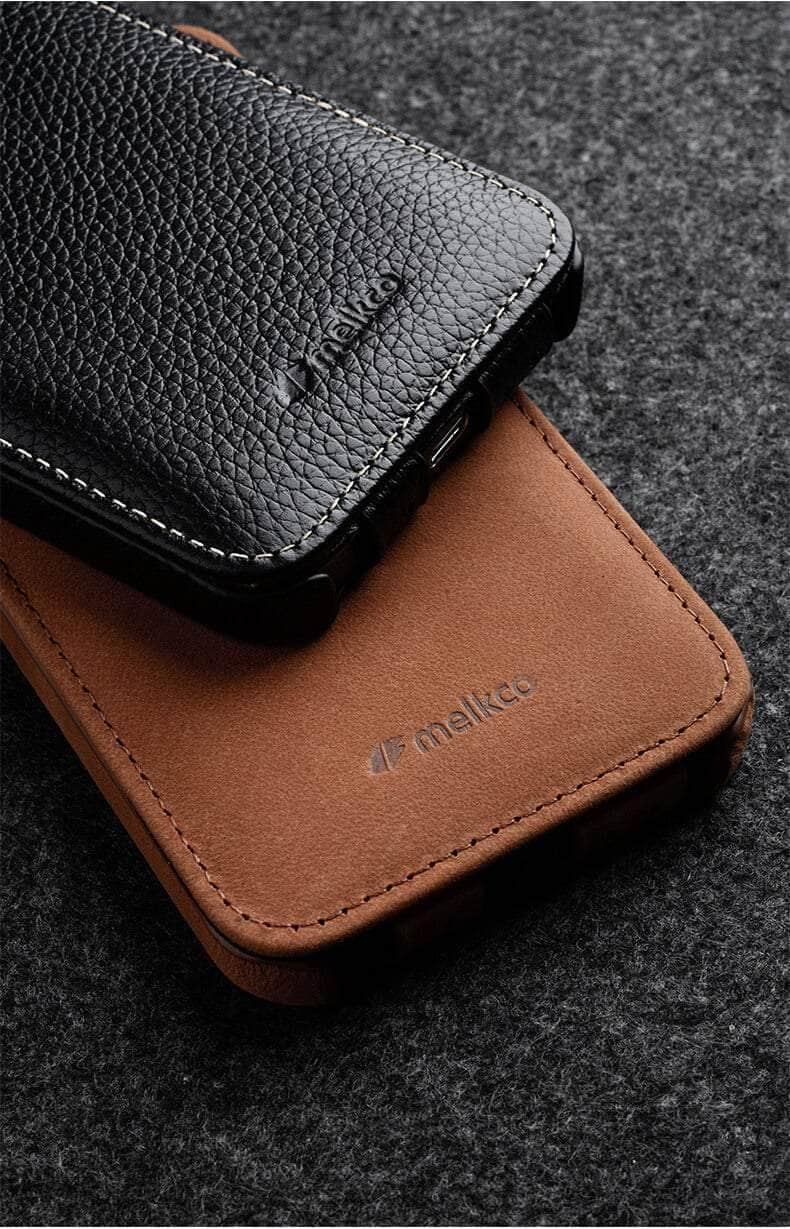 CaseBuddy Australia Casebuddy Vertical Open Genuine iPhone 13 Mini Business Wallet Case