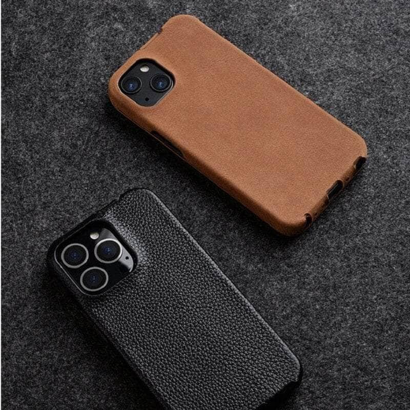 CaseBuddy Australia Casebuddy Vertical Open Genuine iPhone 13 Mini Business Wallet Case