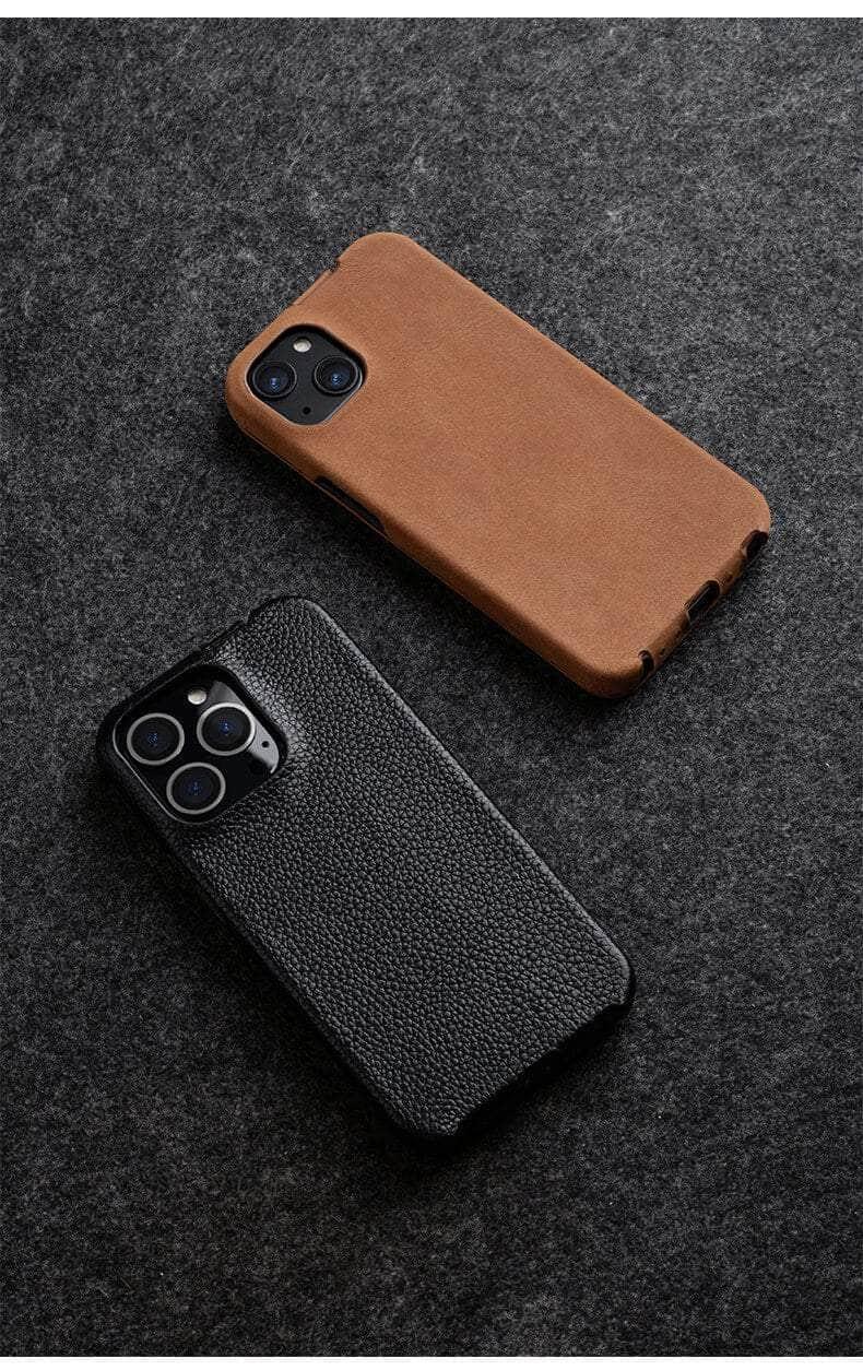 CaseBuddy Australia Casebuddy Vertical Open Genuine iPhone 13 Pro Max Business Wallet Case