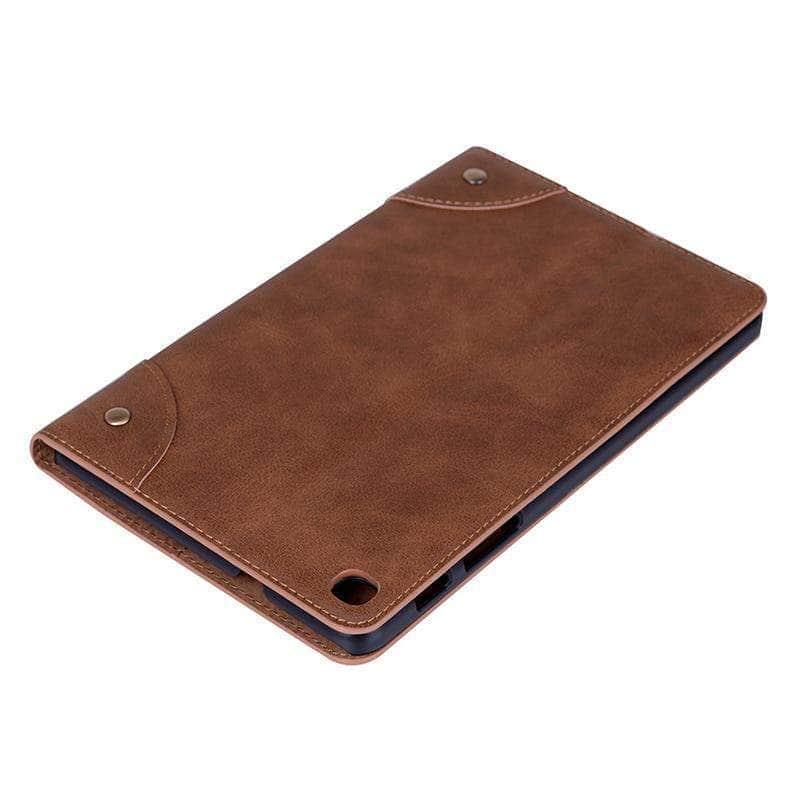 CaseBuddy Casebuddy Vintage Book Cover Samsung Tab A 8.0 2019 PU Leather Wallet Card Slot Stand Case T290 T295