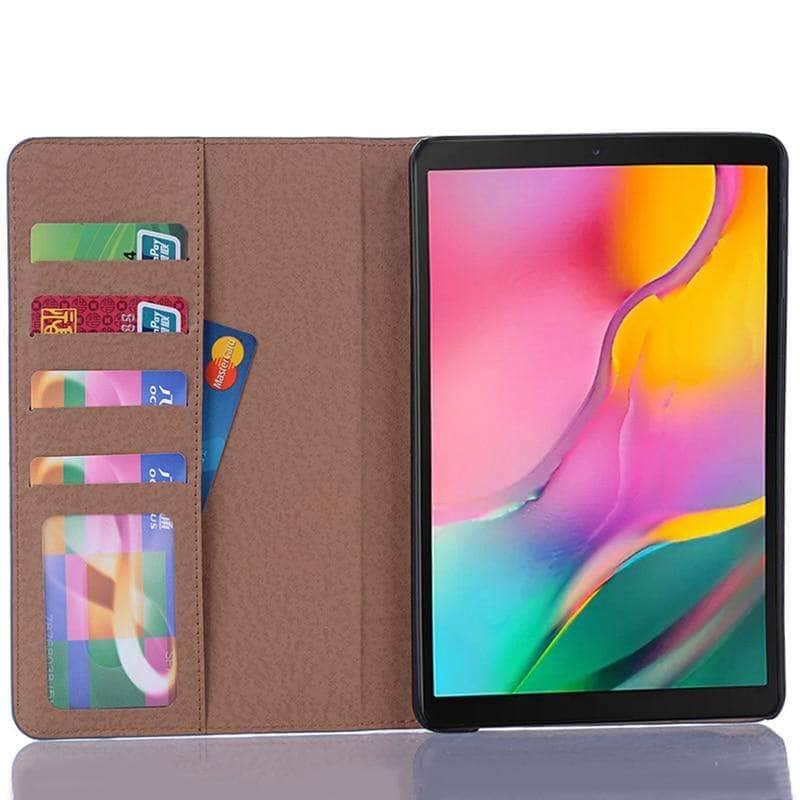 CaseBuddy Casebuddy Vintage Book Cover Samsung Tab A 8.0 2019 PU Leather Wallet Card Slot Stand Case T290 T295