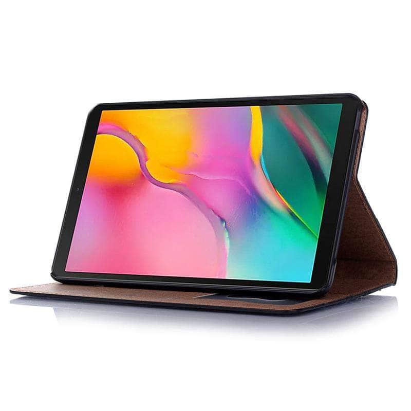 CaseBuddy Casebuddy Vintage Book Cover Samsung Tab A 8.0 2019 PU Leather Wallet Card Slot Stand Case T290 T295