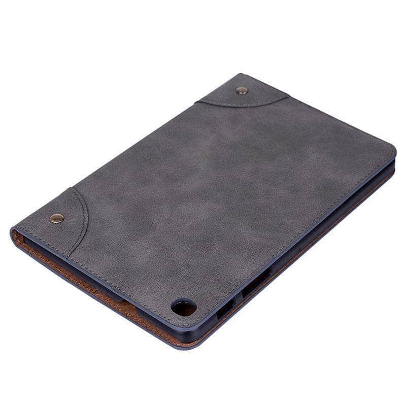 CaseBuddy Casebuddy Vintage Book Cover Samsung Tab A 8.0 2019 PU Leather Wallet Card Slot Stand Case T290 T295