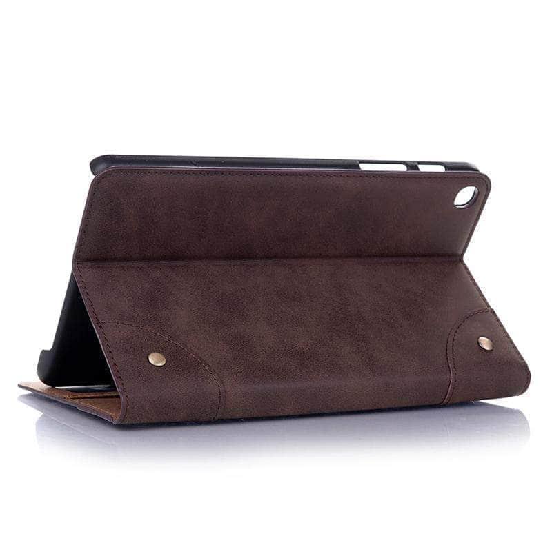 CaseBuddy Casebuddy Vintage Book Cover Samsung Tab A 8.0 2019 PU Leather Wallet Card Slot Stand Case T290 T295