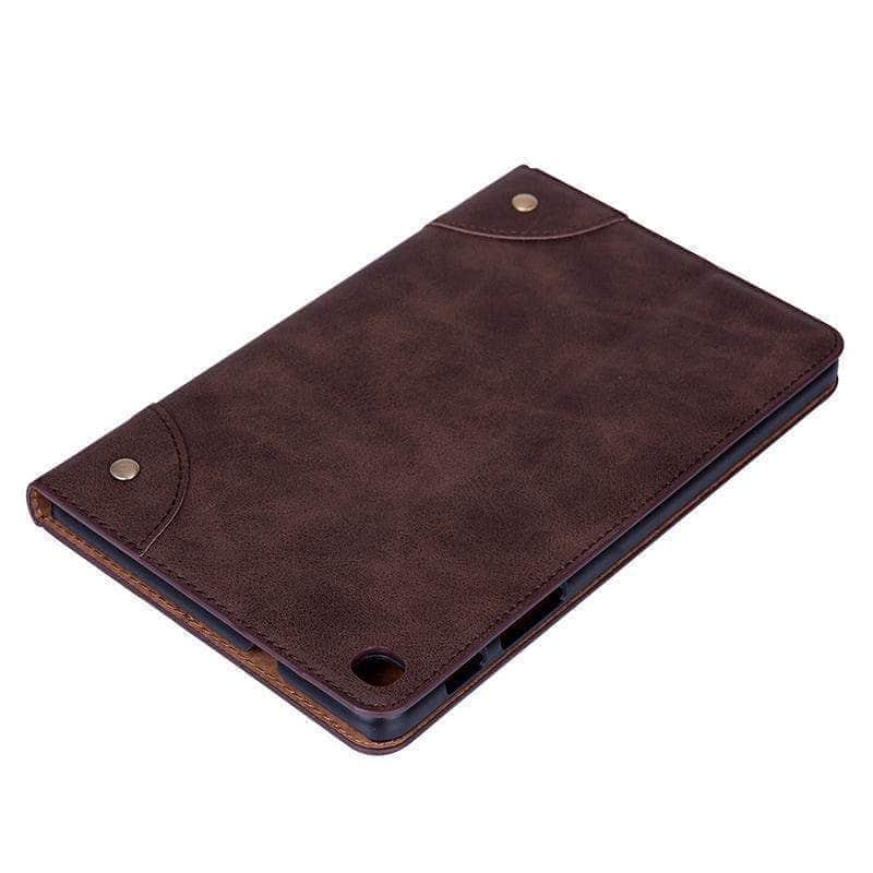 CaseBuddy Casebuddy Vintage Book Cover Samsung Tab A 8.0 2019 PU Leather Wallet Card Slot Stand Case T290 T295