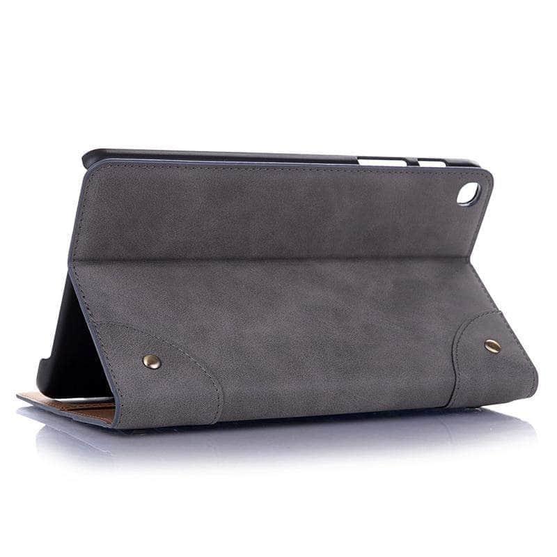 CaseBuddy Casebuddy Vintage Book Cover Samsung Tab A 8.0 2019 PU Leather Wallet Card Slot Stand Case T290 T295