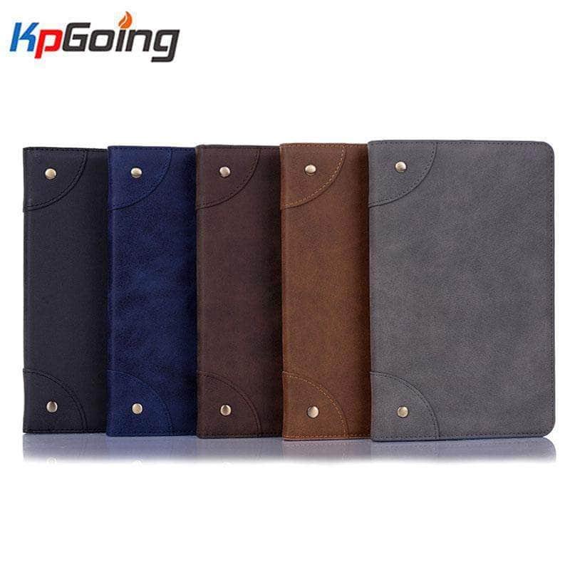 CaseBuddy Casebuddy Vintage Book Cover Samsung Tab A 8.0 2019 PU Leather Wallet Card Slot Stand Case T290 T295