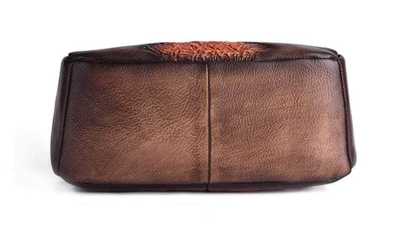 Vintage Genuine Leather Women Backpack