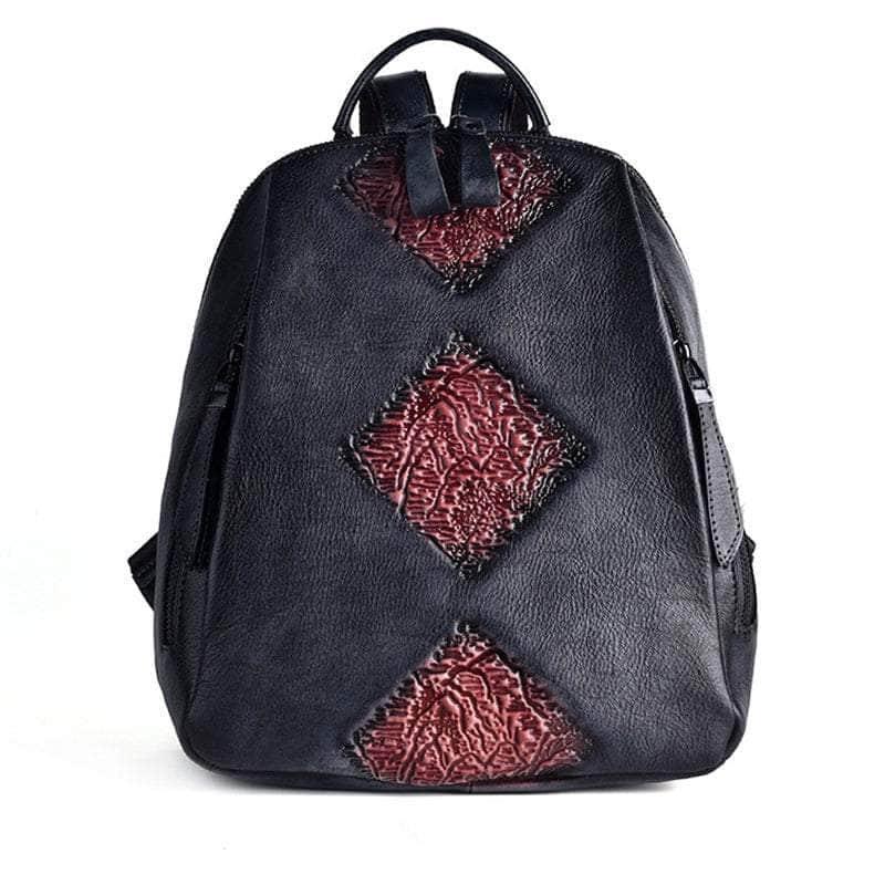 Vintage Genuine Leather Women Backpack