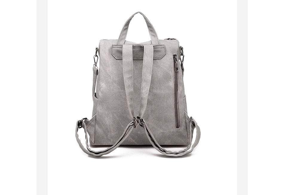 Vintage Women Zipper Backpack