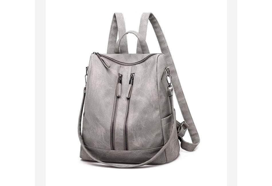 Vintage Women Zipper Backpack