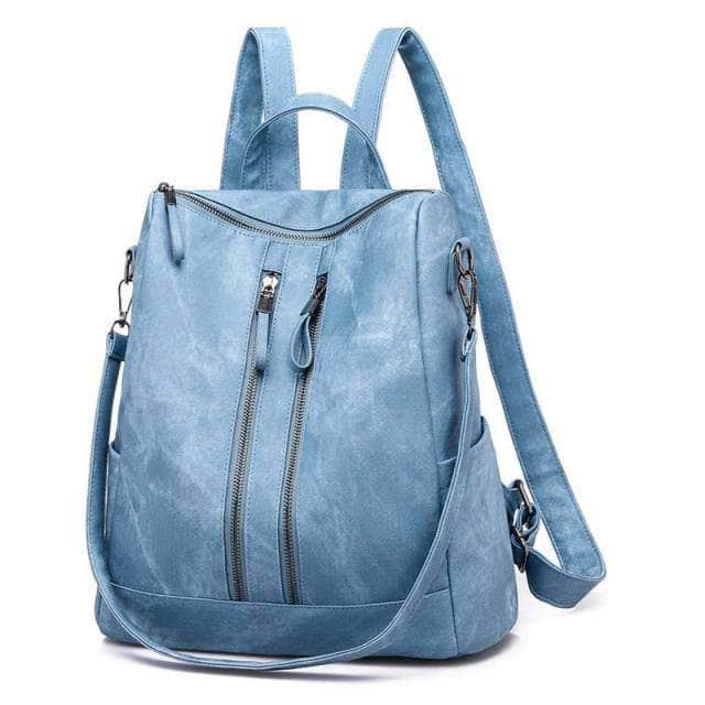 Vintage Women Zipper Backpack