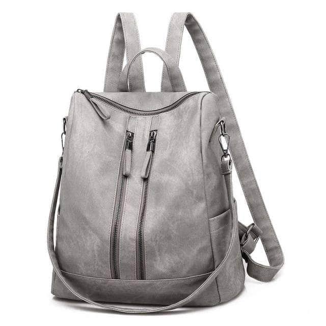 Vintage Women Zipper Backpack